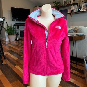 Hot pink North Face Jacket